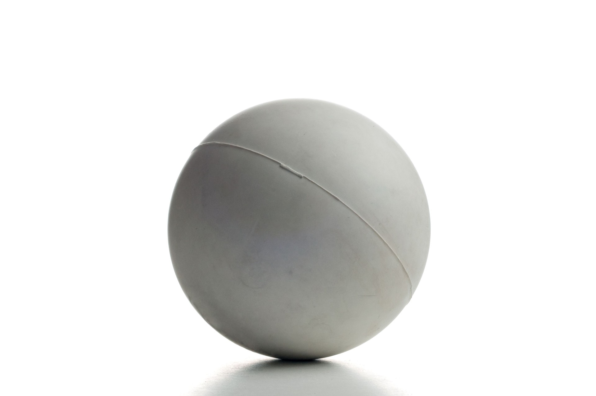 Close up of white lacrosee ball